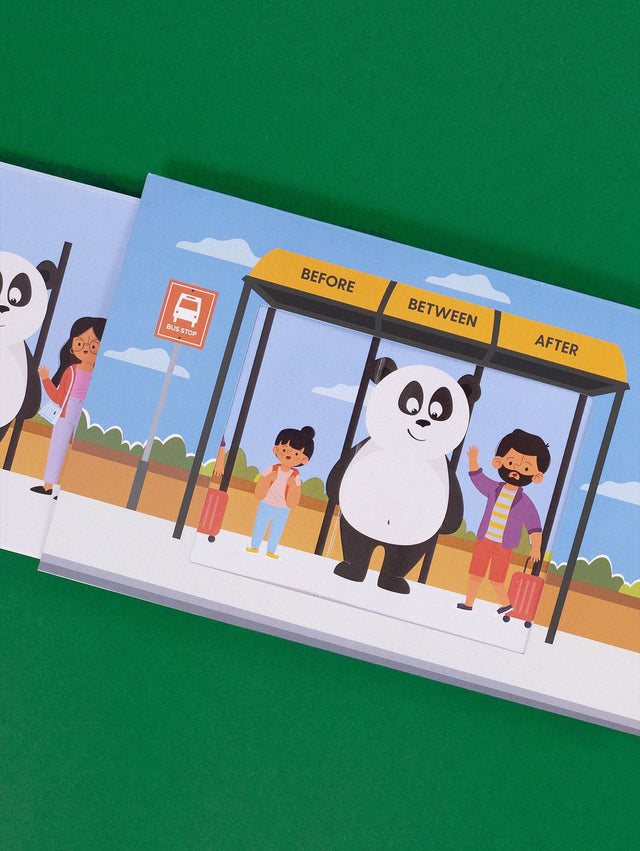 Anna at Bus Stand (Forward and Backward Numbers)