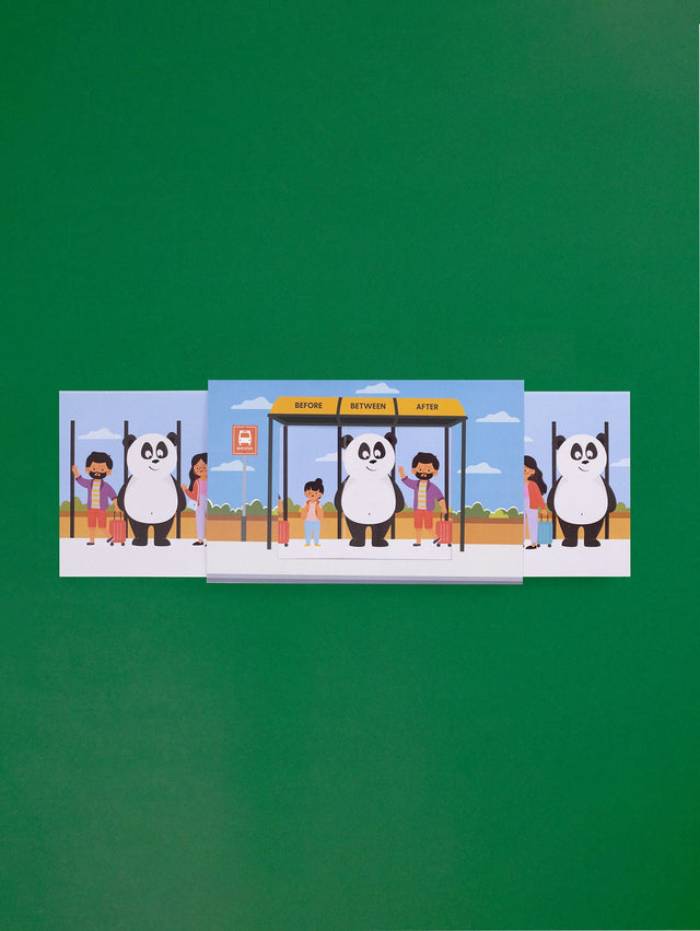 Anna at Bus Stand (Forward and Backward Numbers)