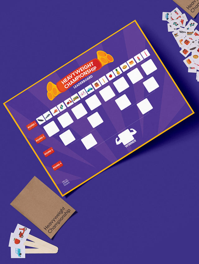 Heavy and Light Weight Championship Game for Kids