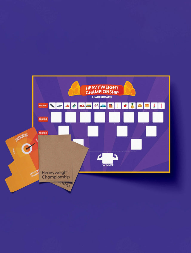 Heavy and Light Weight Championship Game for Kids