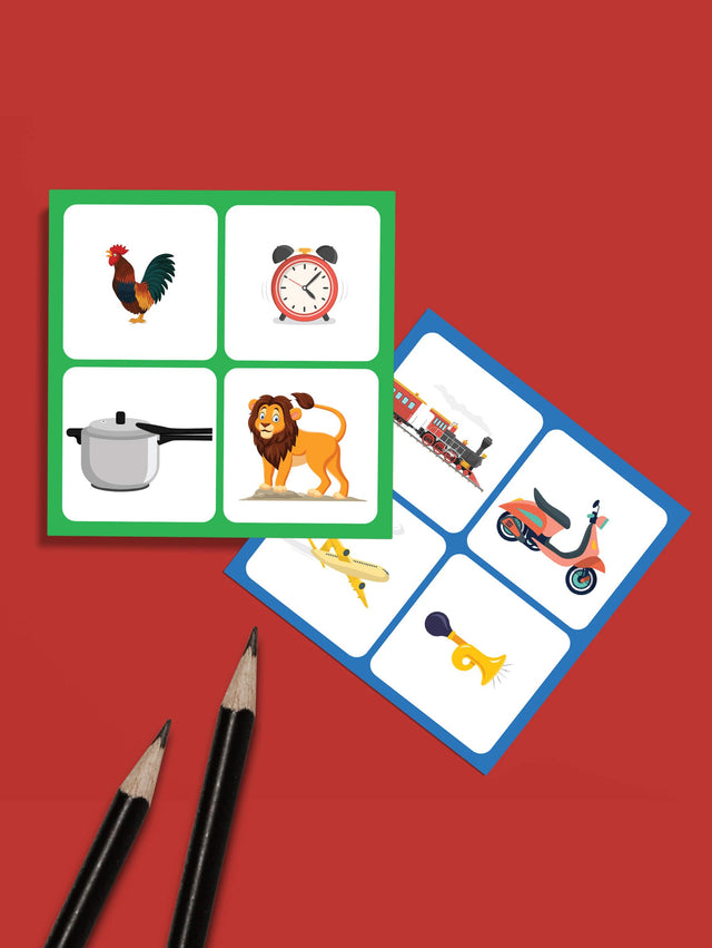 Sensory Tambola Game for Kids Age 4-6: Enhance sensory skills with fun and interactive tambola game.