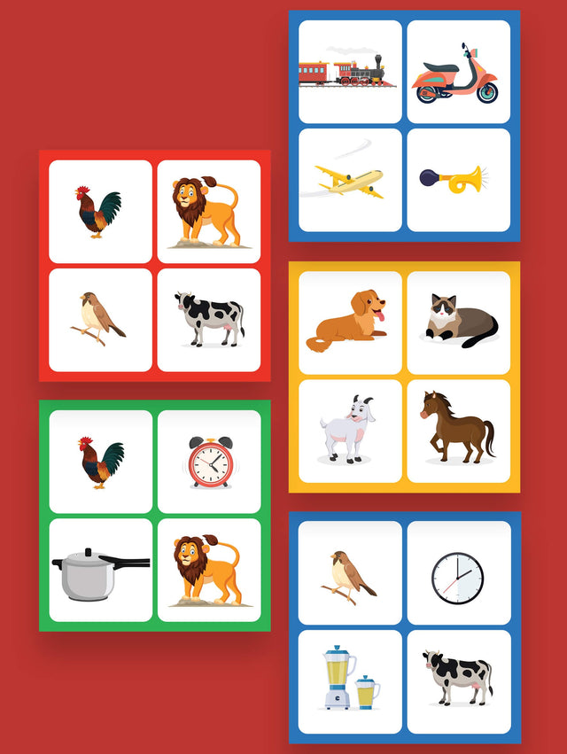 Sensory Tambola Game for Kids Age 4-6: Enhance sensory skills with fun and interactive tambola game.