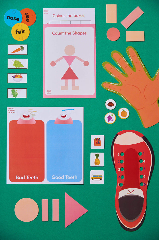 My Body Homeschooling Kit for Kids Aged 4-6