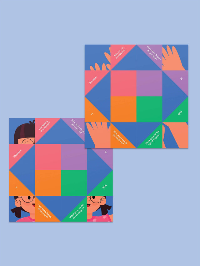 Four Cups Body Quiz for Kids